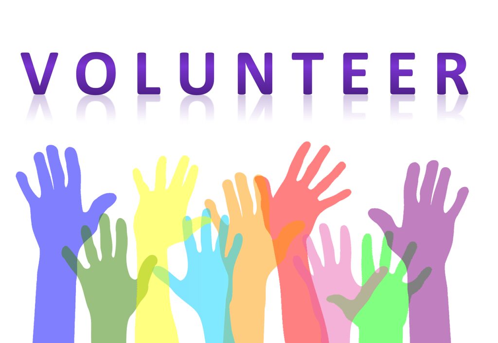 volunteer, hands, help